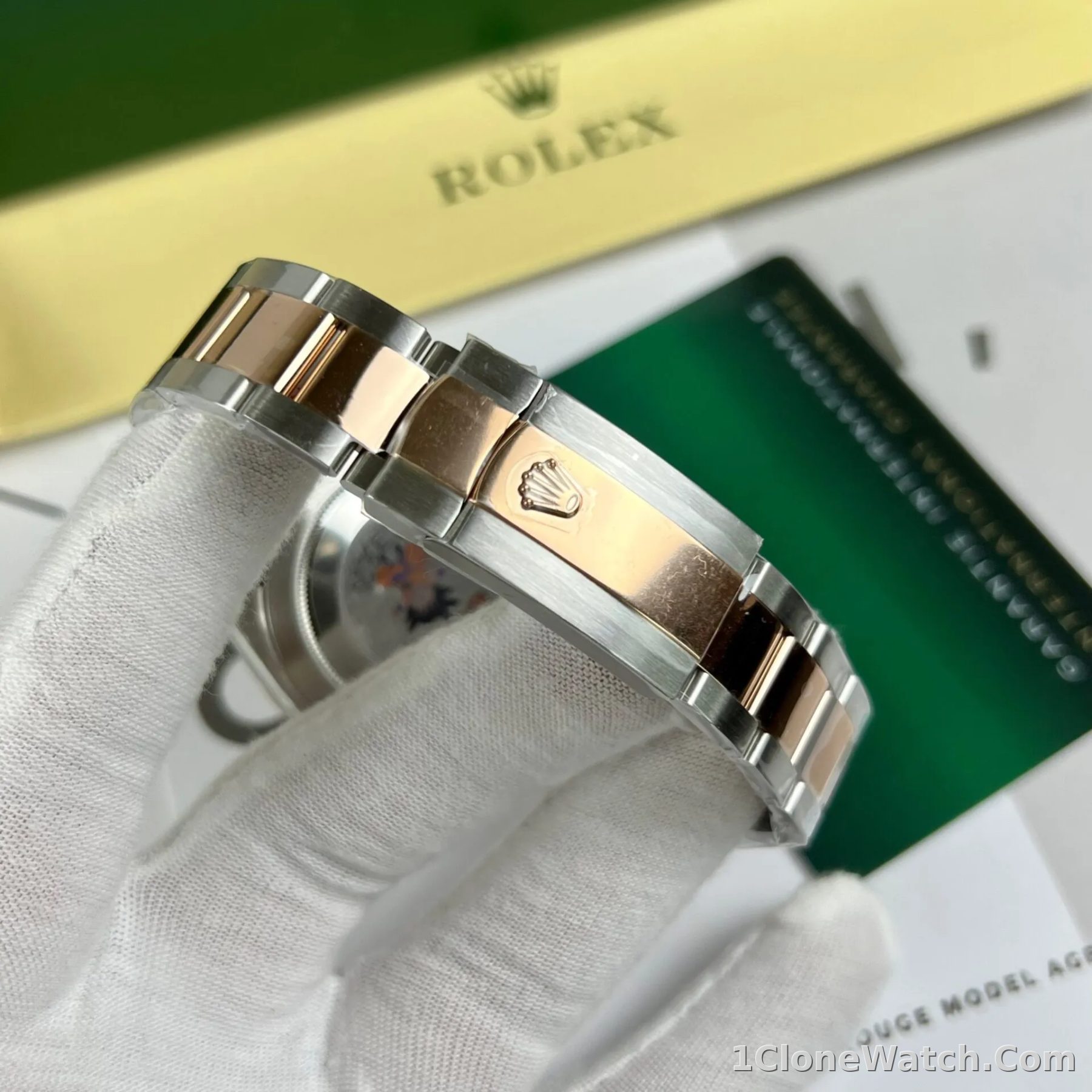 Superclone Rolex Datejust 41 mm Chocolate Dial 126331 Oyster - detail