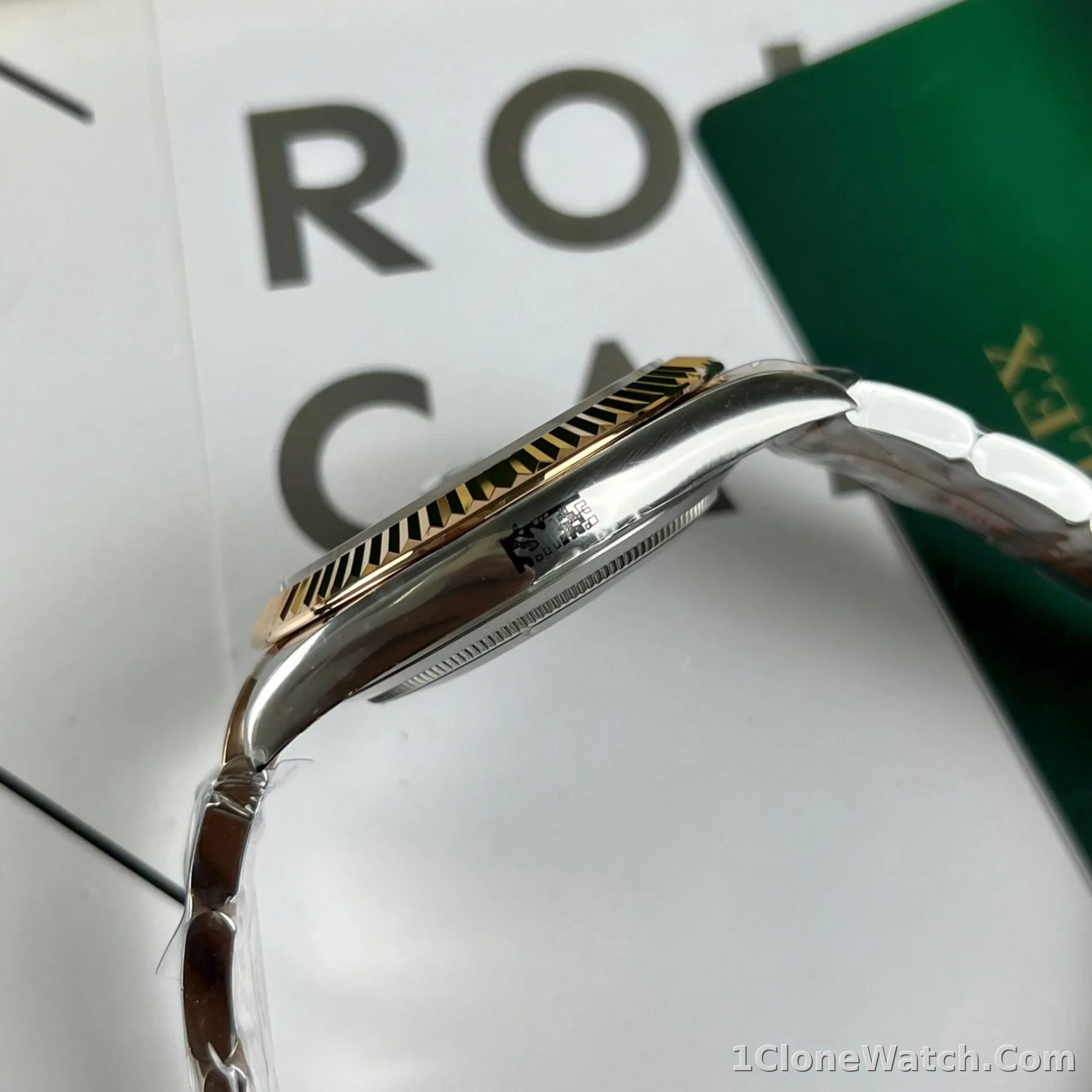 Superclone Rolex Datejust 41 mm Chocolate Dial 126331 Oyster - detail