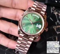ROLEX DAY DATE GREEN DIAL SAPPHIRE CRYSTAL 40MM SWISS REPLICA 228235.6 - view 3