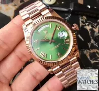 ROLEX DAY DATE GREEN DIAL SAPPHIRE CRYSTAL 40MM SWISS REPLICA 228235.6 - view 4