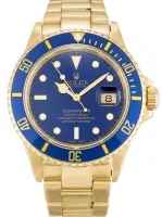 Rolex Submariner 40mm Blue Dial 16618LB - view 1