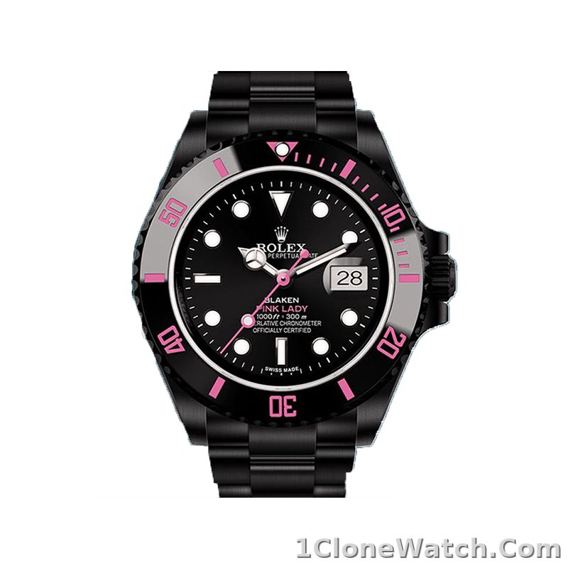Rolex Submariner 40mm Men’s PINKLADY Black Dial Watch