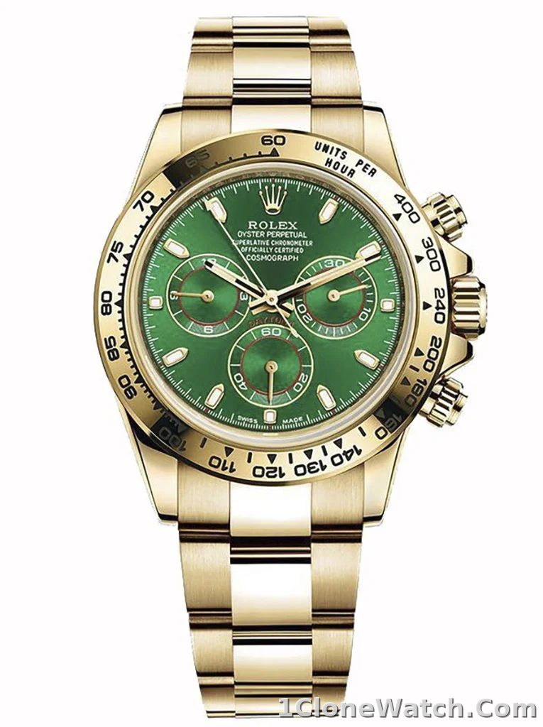 Superclone Rolex Daytona  John Mayer  Green Dial 116508