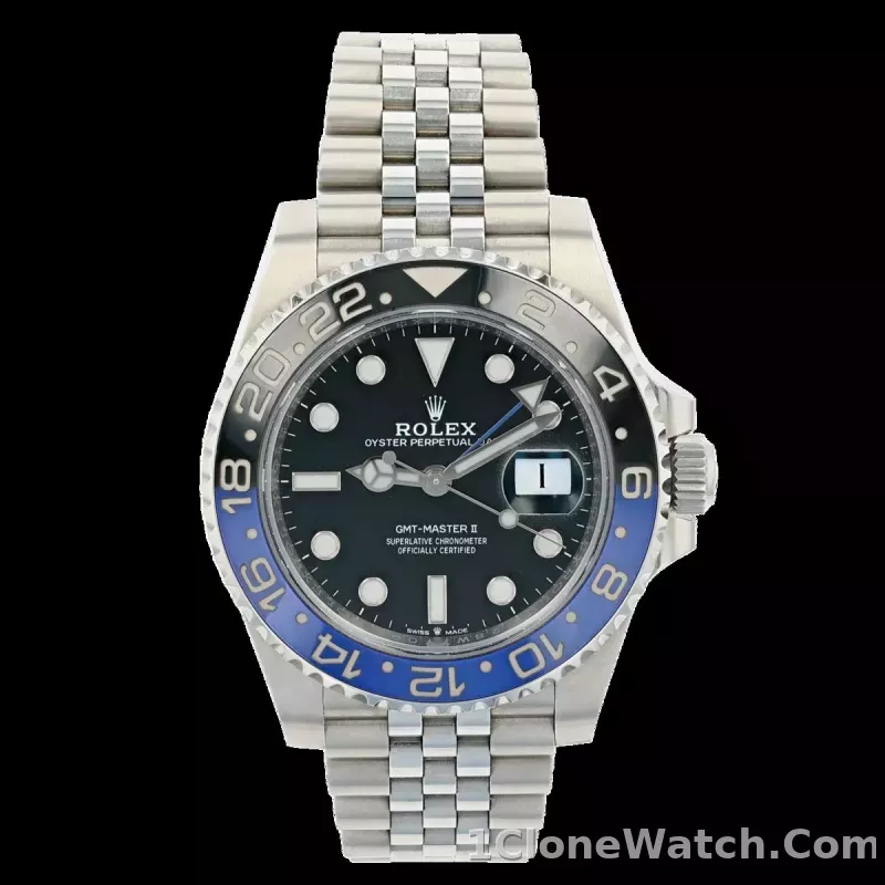 Superclone Rolex GMT-Master II Black Dial 126710BLNR  Batgirl