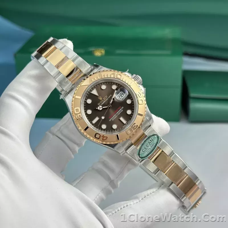 Rolex Yacht-Master 40mm Chocolate Dial 126621 - detail