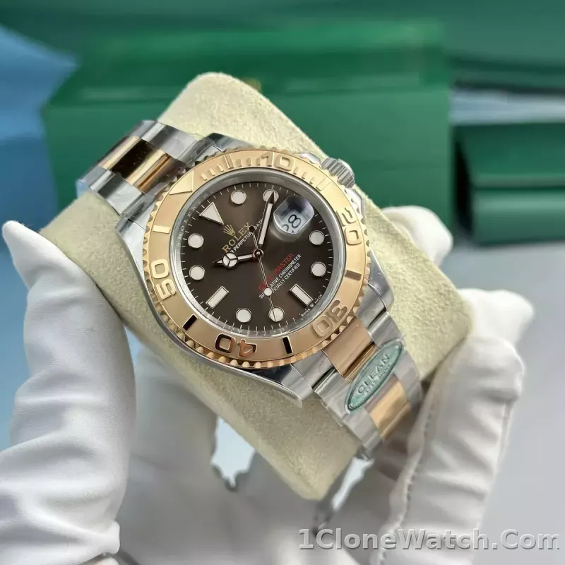 Rolex Yacht-Master 40mm Chocolate Dial 126621 - detail