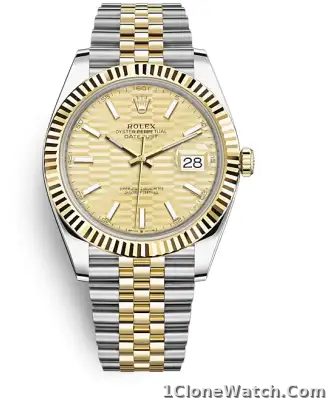 Rolex Datejust 126333 41mm Golden (Jubilee) - detail