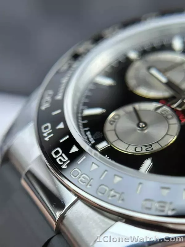 Superclone Rolex Daytona 40 mm black Dial 126519LN - detail