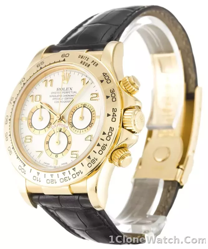 Rolex Daytona 40mm White Dial 16518 - detail