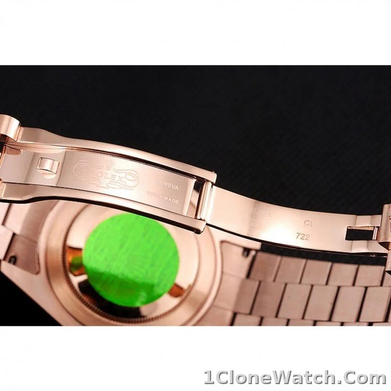 Superclone Rolex Day-Date 40mm Rose-Gold Dial REP016823 - detail
