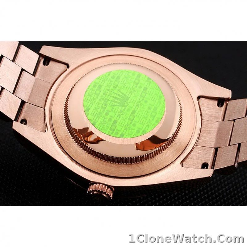 Superclone Rolex Day-Date 40mm Rose-Gold Dial REP016823 - detail