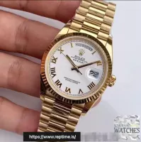 ROLEX DAY DATE WHITE DIAL SAPPHIRE CRYSTAL 36MM SWISS REPLICA m128238.2 - view 3