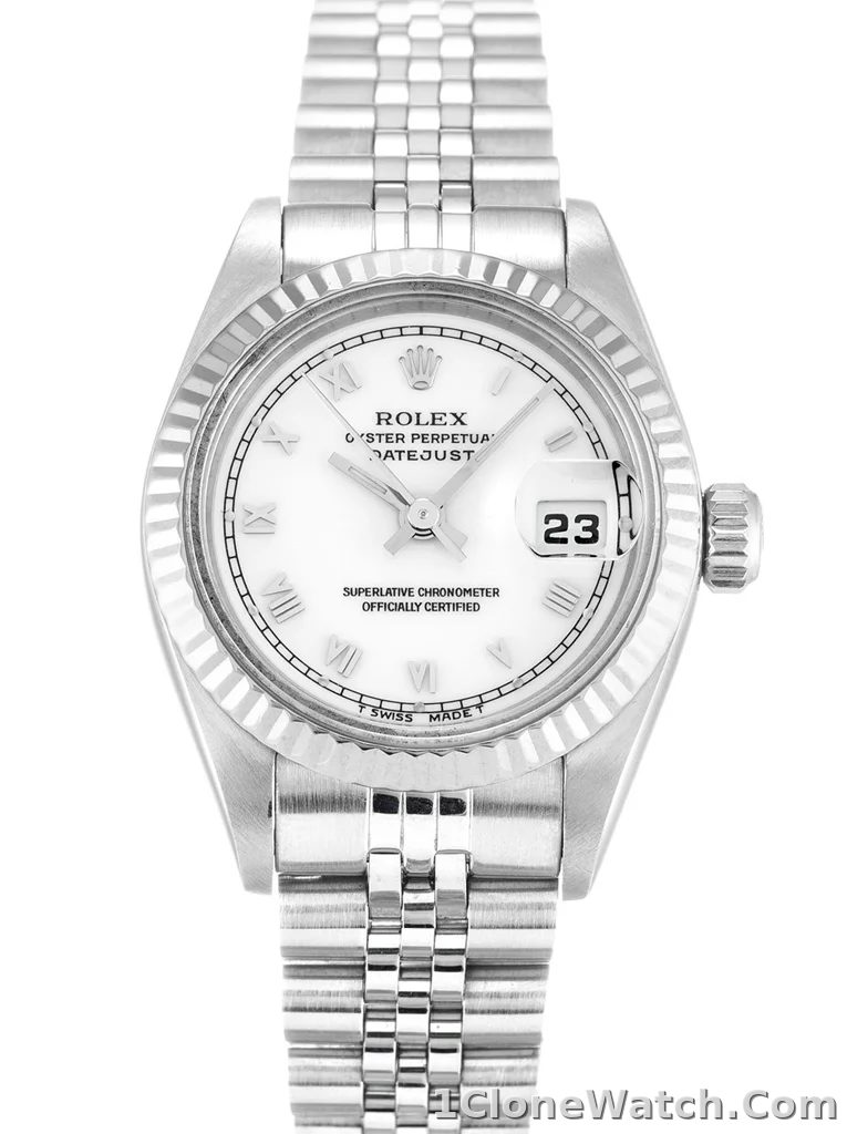 Rolex Lady-Datejust 26mm White Dial 69174