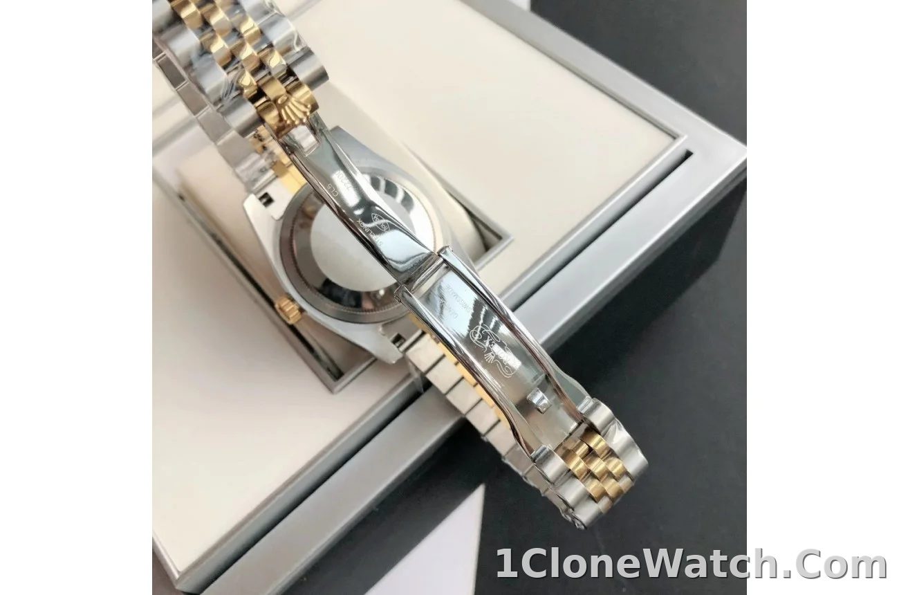 Couple Watches Rolex Datejust 36/28mm RG/SS Jub White/Dial - detail