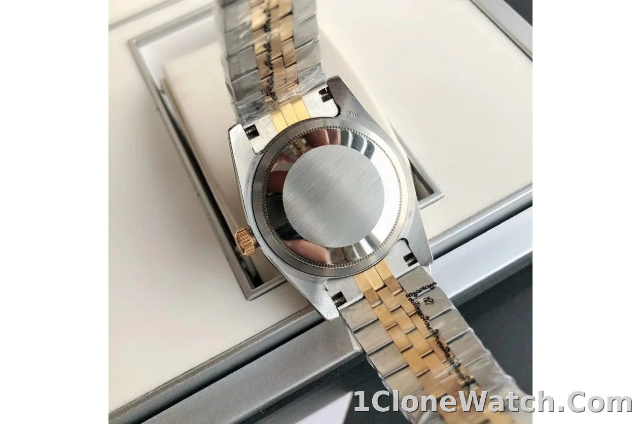 Couple Watches Rolex Datejust 36/28mm RG/SS Jub White/Dial - detail