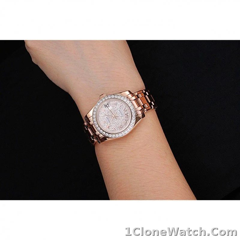 Rolex Datejust 33mm Diamond Dial 622836 - detail