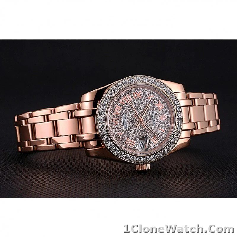 Rolex Datejust 33mm Diamond Dial 622836 - detail