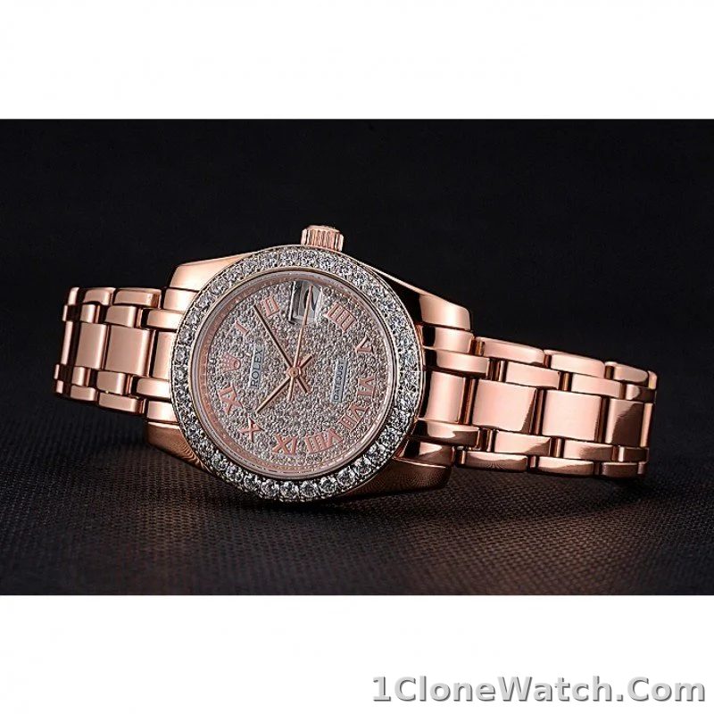 Rolex Datejust 33mm Diamond Dial 622836 - detail