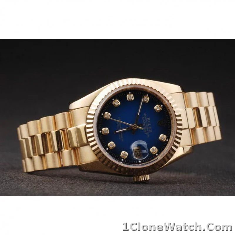 Superclone Rolex Datejust 36mm Blue Dial SRL71 - detail