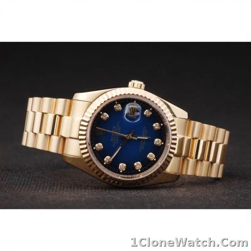 Superclone Rolex Datejust 36mm Blue Dial SRL71 - detail