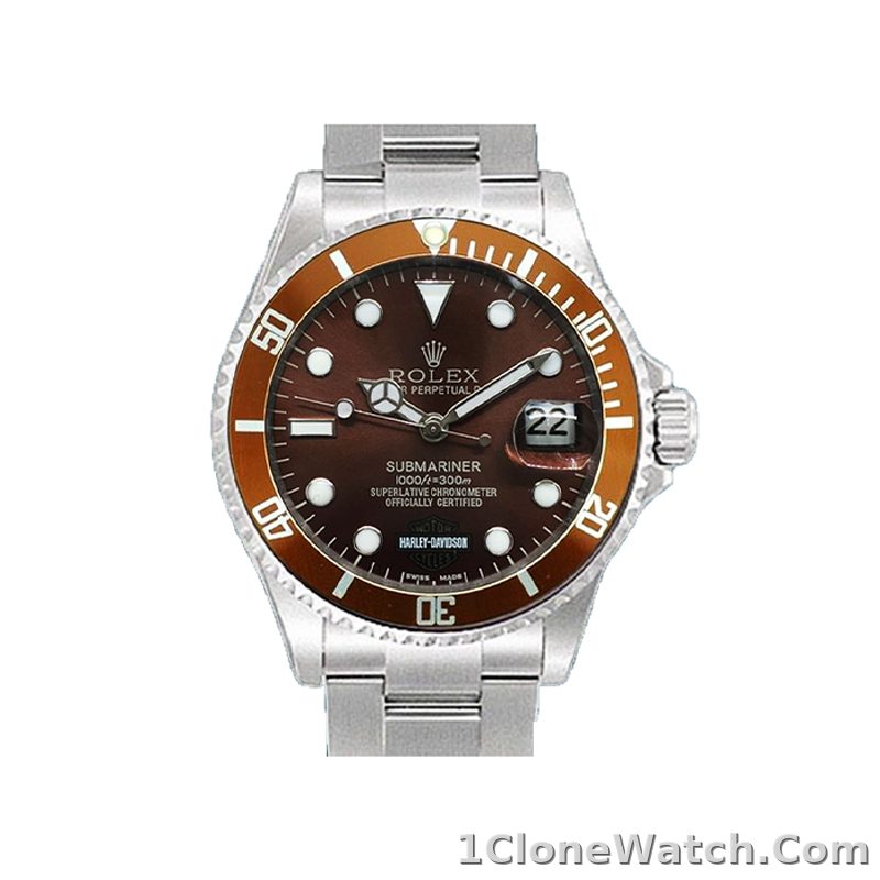 Rolex Submariner 40mm Harley-Davidson Men’s Stainless Steel Swiss Replica Watch