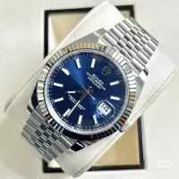 Rolex Datejust 41 White Gold/Steel Blue Dial Fluted Bezel 126334 (Jubilee) - view 7