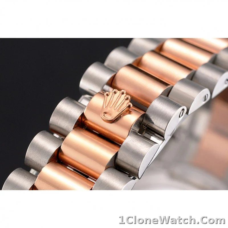 Superclone Rolex Datejust 41mm Rose-Gold Dial REP016816 - detail
