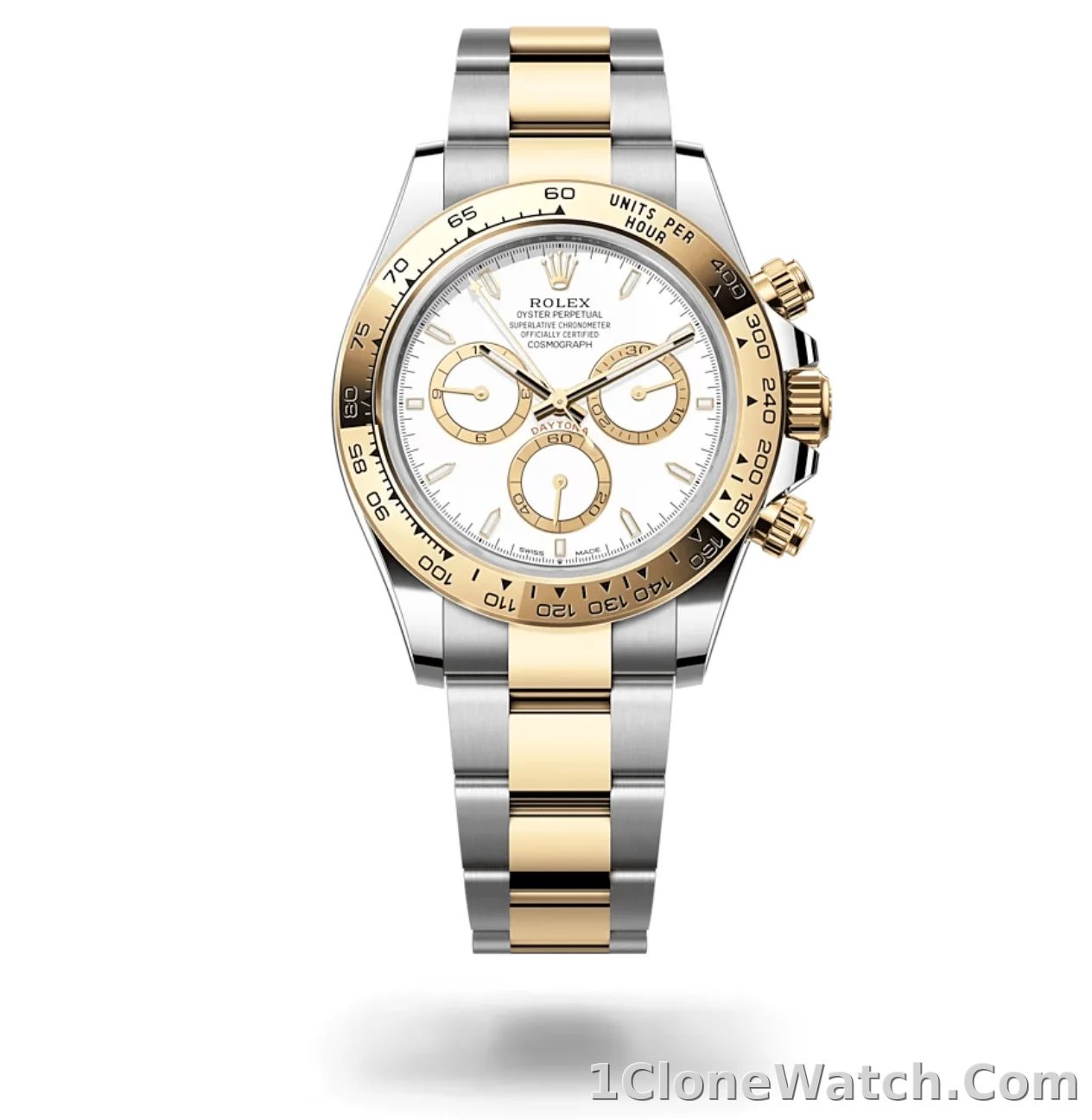Superclone Rolex Daytona 40 mm White Dial 126503