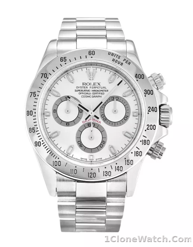 Superclone Rolex Daytona 40mm White Dial 116520