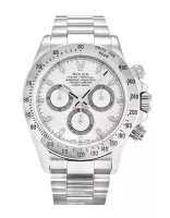 Superclone Rolex Daytona 40mm White Dial 116520 - view 1