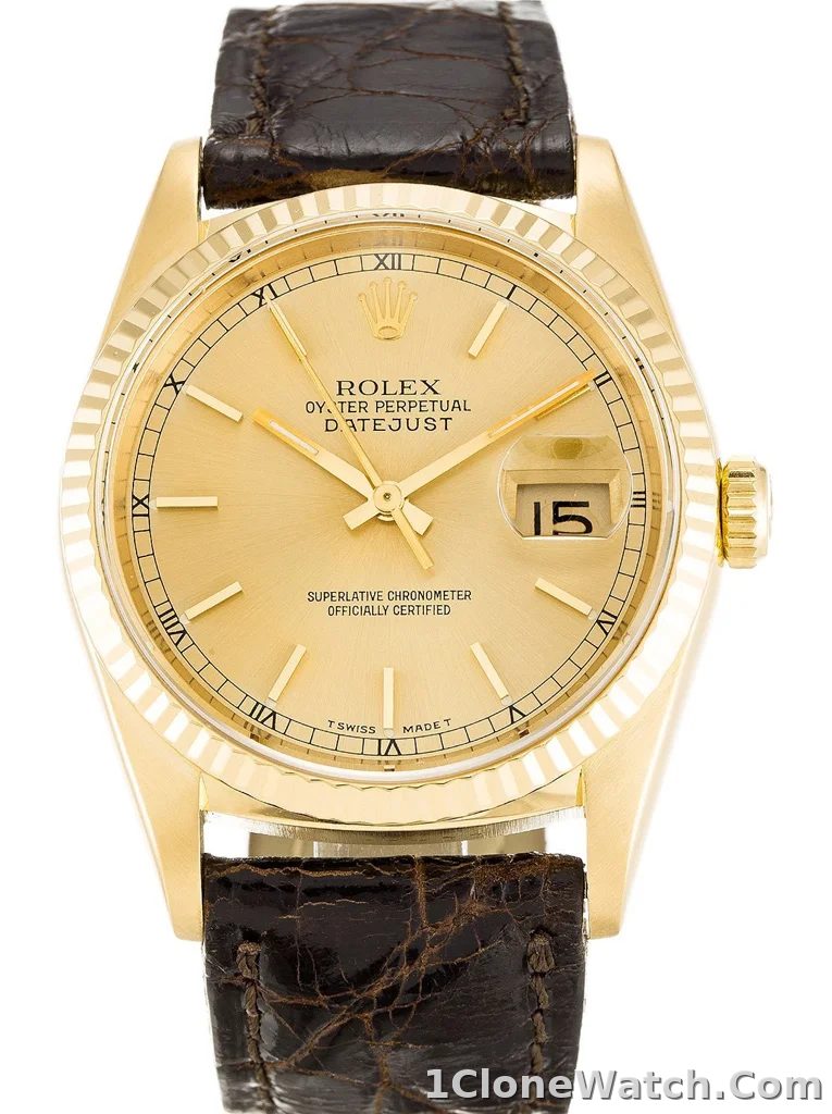 Rolex Datejust 36mm Champagne Dial 16238
