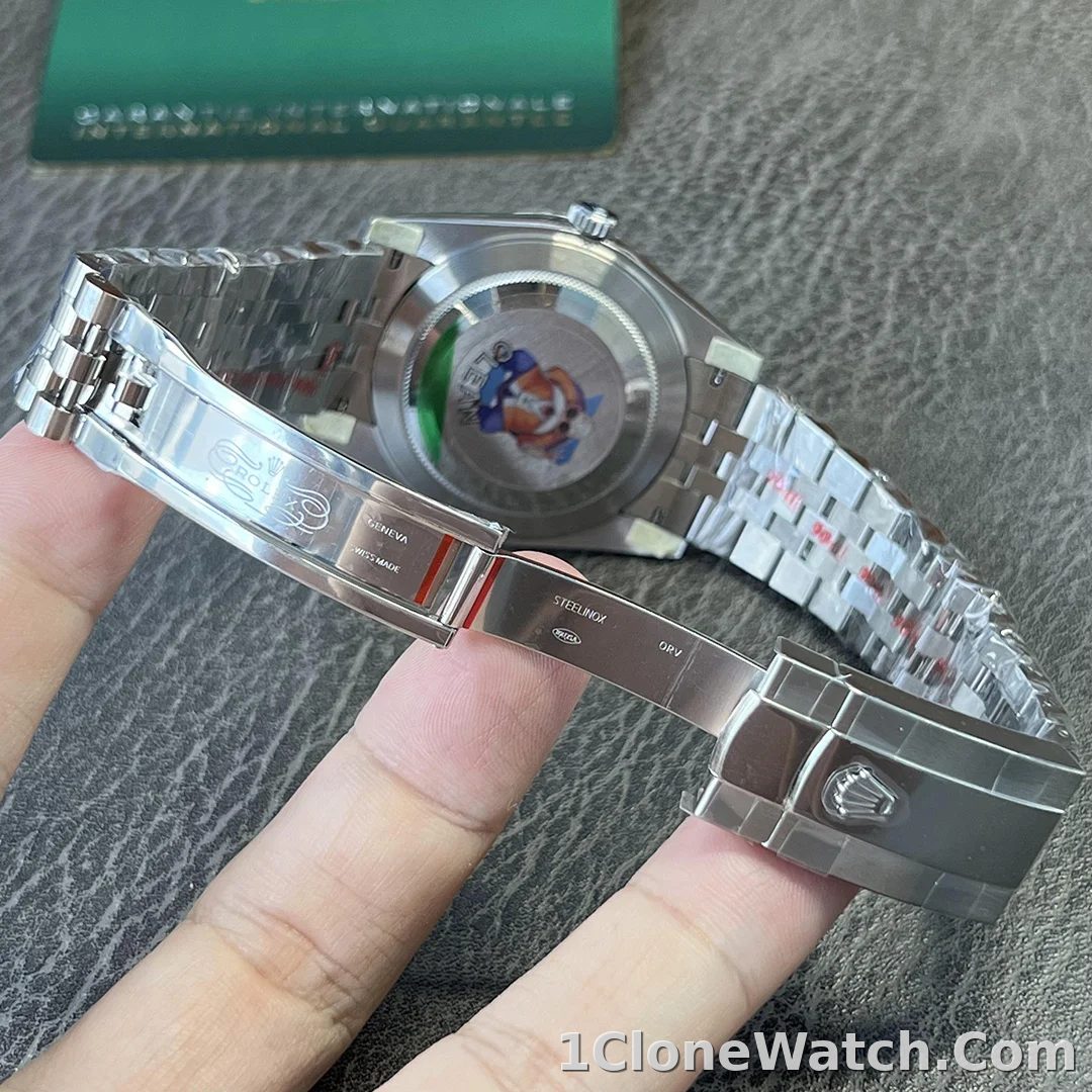 Superclone Rolex Datejust 41mm Rhodium Dial 126334 Jubilee - detail