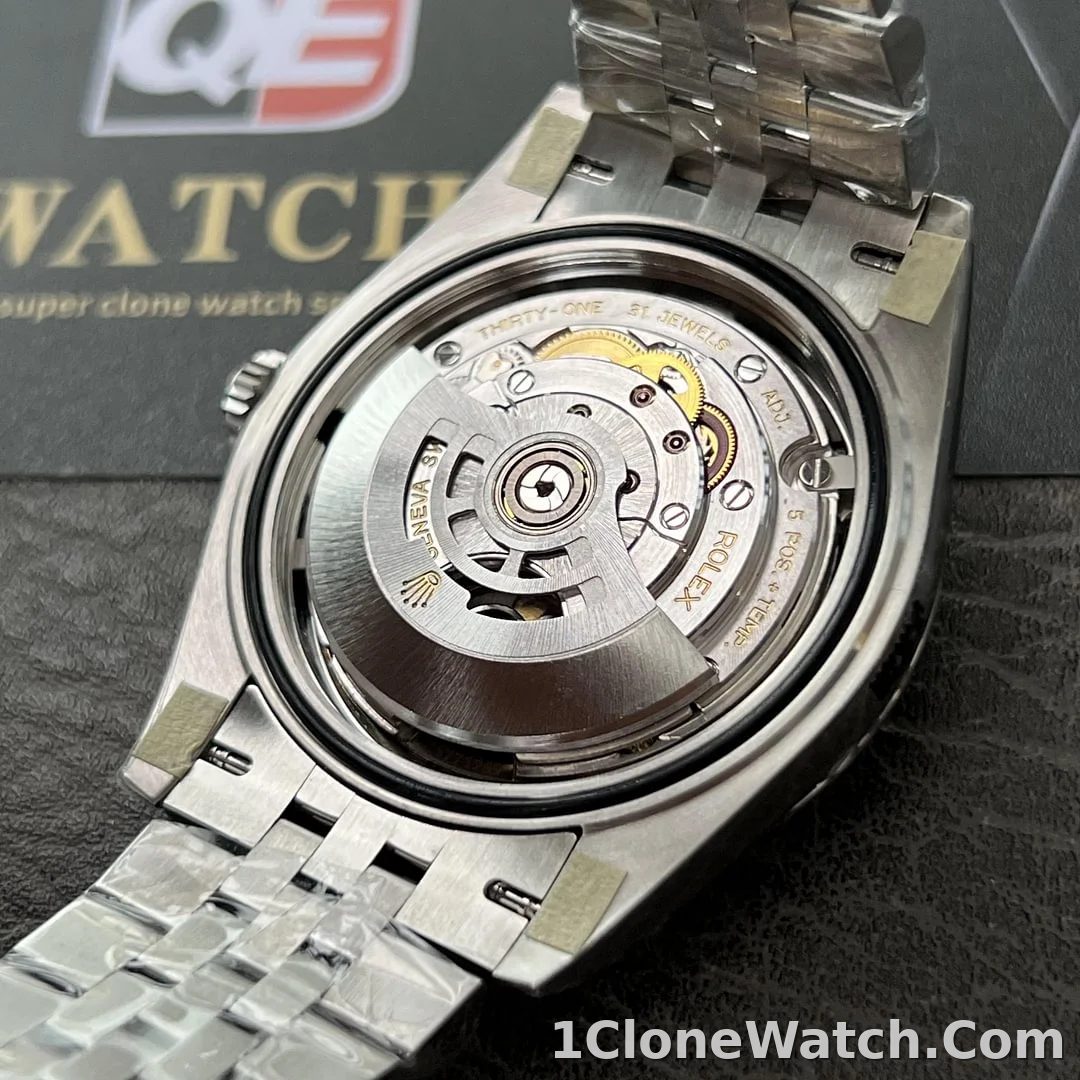 Superclone Rolex Datejust 41mm Rhodium Dial 126334 Jubilee - detail