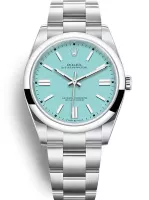 Rolex Oyster Perpetual 41mm Tiffany Blue Dial 124300 - view 1