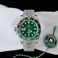 Superclone Rolex GMT-Master II 40 mm 126729VTNR Jubilee “Absinthe” - view 3