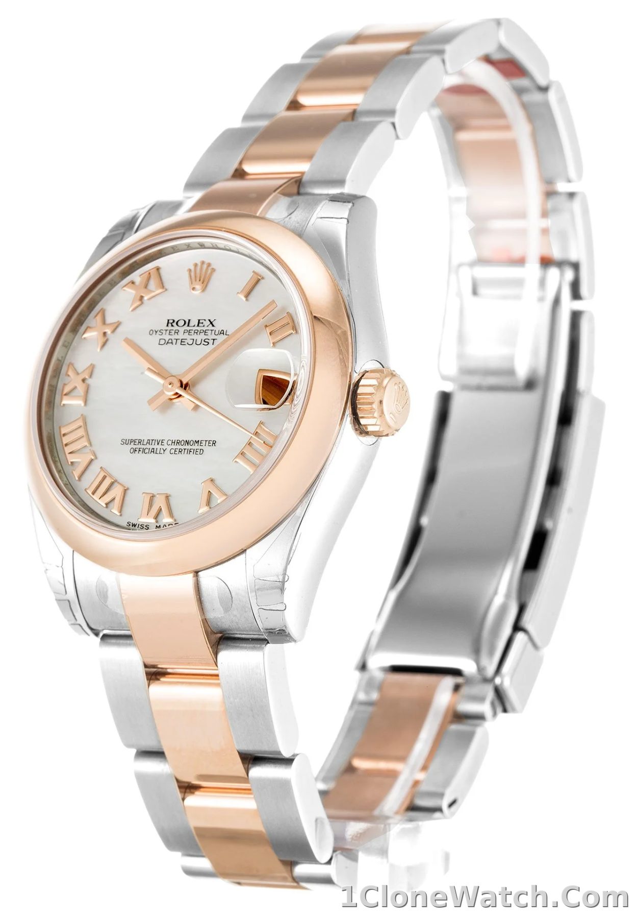 Rolex Datejust Mid-Size 31mm Mother of Pearl Dial 178241 - detail