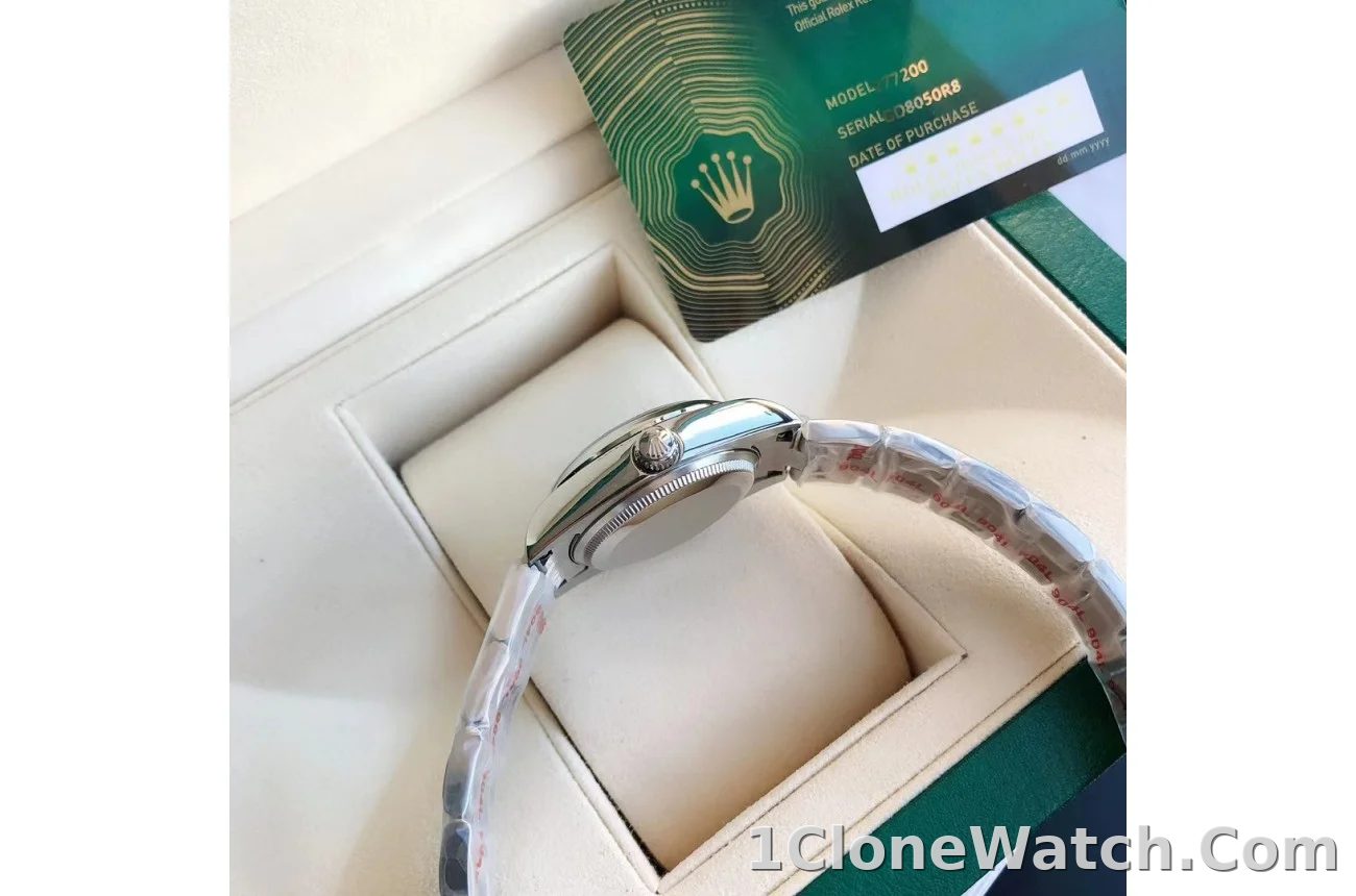 Couple Watches Rolex Oyster Perpetual 31/41mm SS/SS Tiffany Blue/Stk - detail