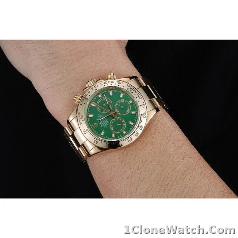 Rolex Daytona 39mm Green Dial 1454244 - detail