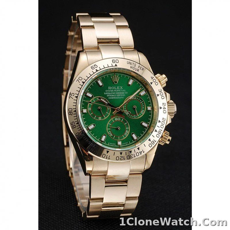 Rolex Daytona 39mm Green Dial 1454244 - detail