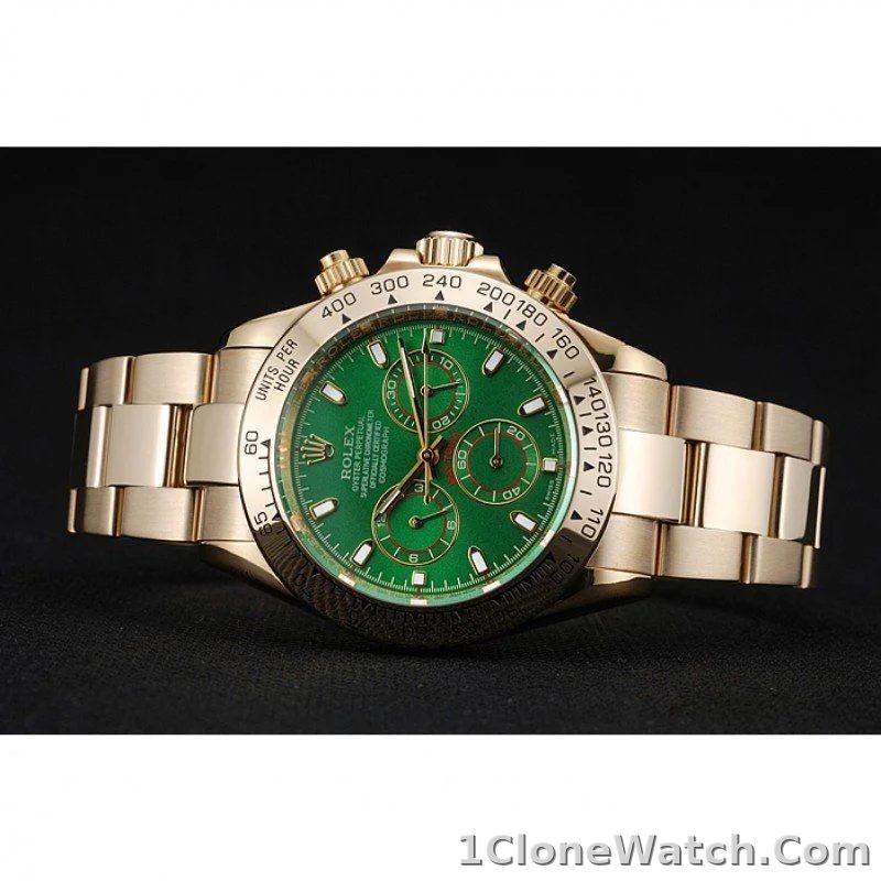 Rolex Daytona 39mm Green Dial 1454244 - detail