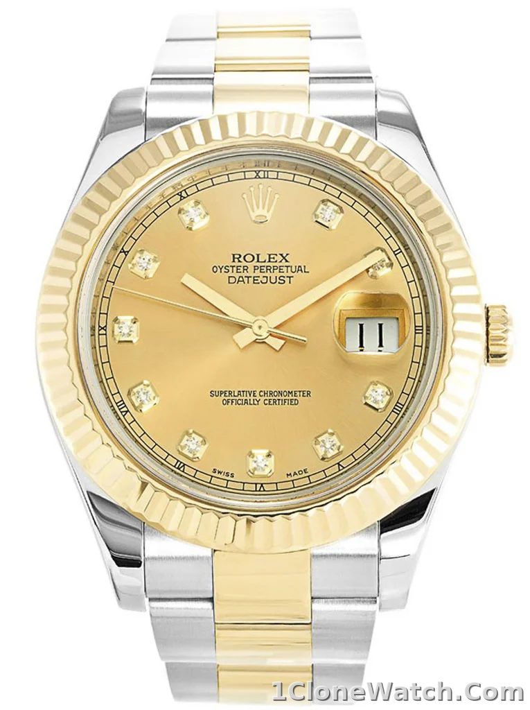 Rolex Datejust II 41mm Gold Dial 116333