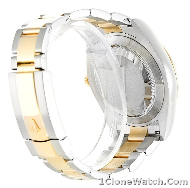 Rolex Datejust II 41mm Gold Dial 116333 - detail