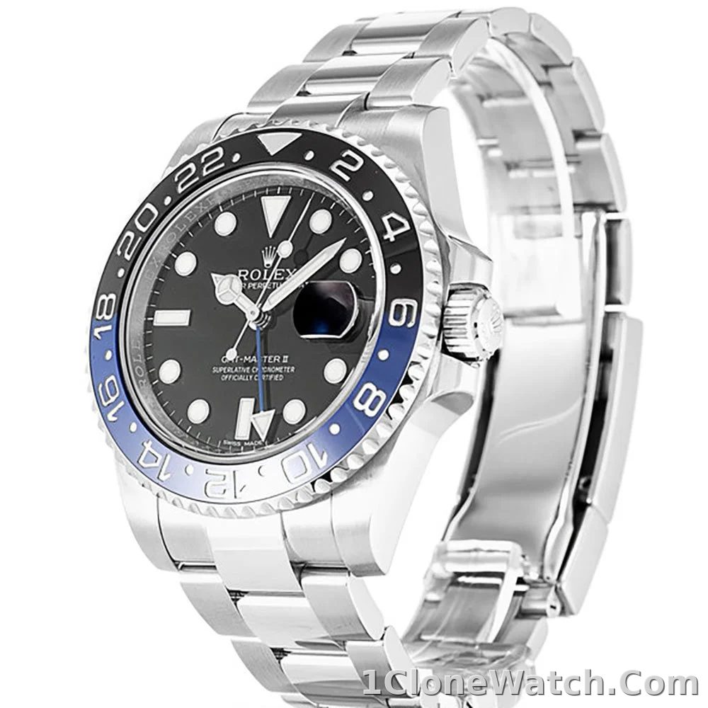 Rolex GMT-Master II 40mm Black Dial 116710BLNR Batman - detail