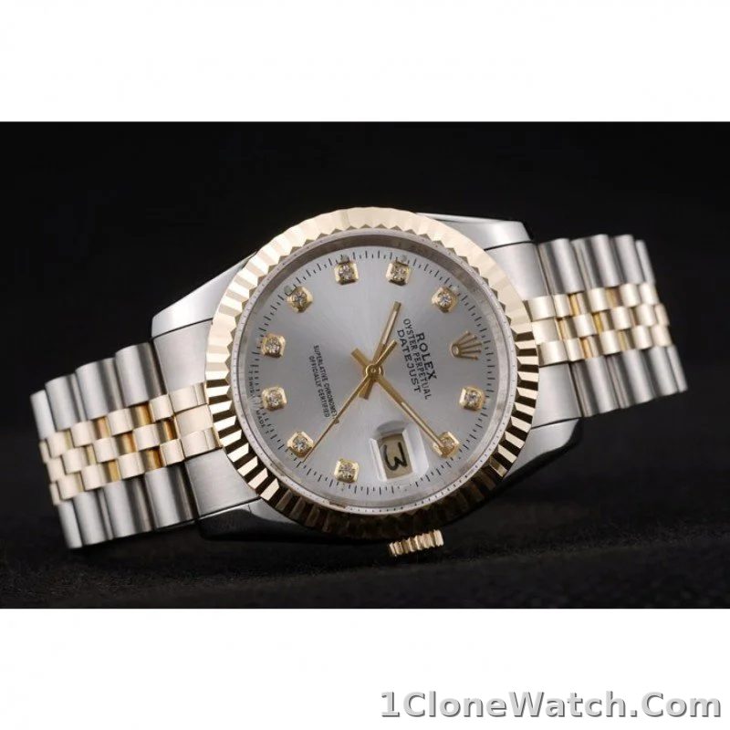 Superclone Rolex Datejust 36mm White Dial SRL10 - detail