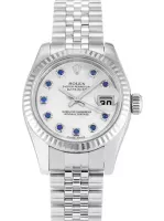 Rolex Lady-Datejust 26mm Mother Of Pearl   White Dial 179174 - view 1