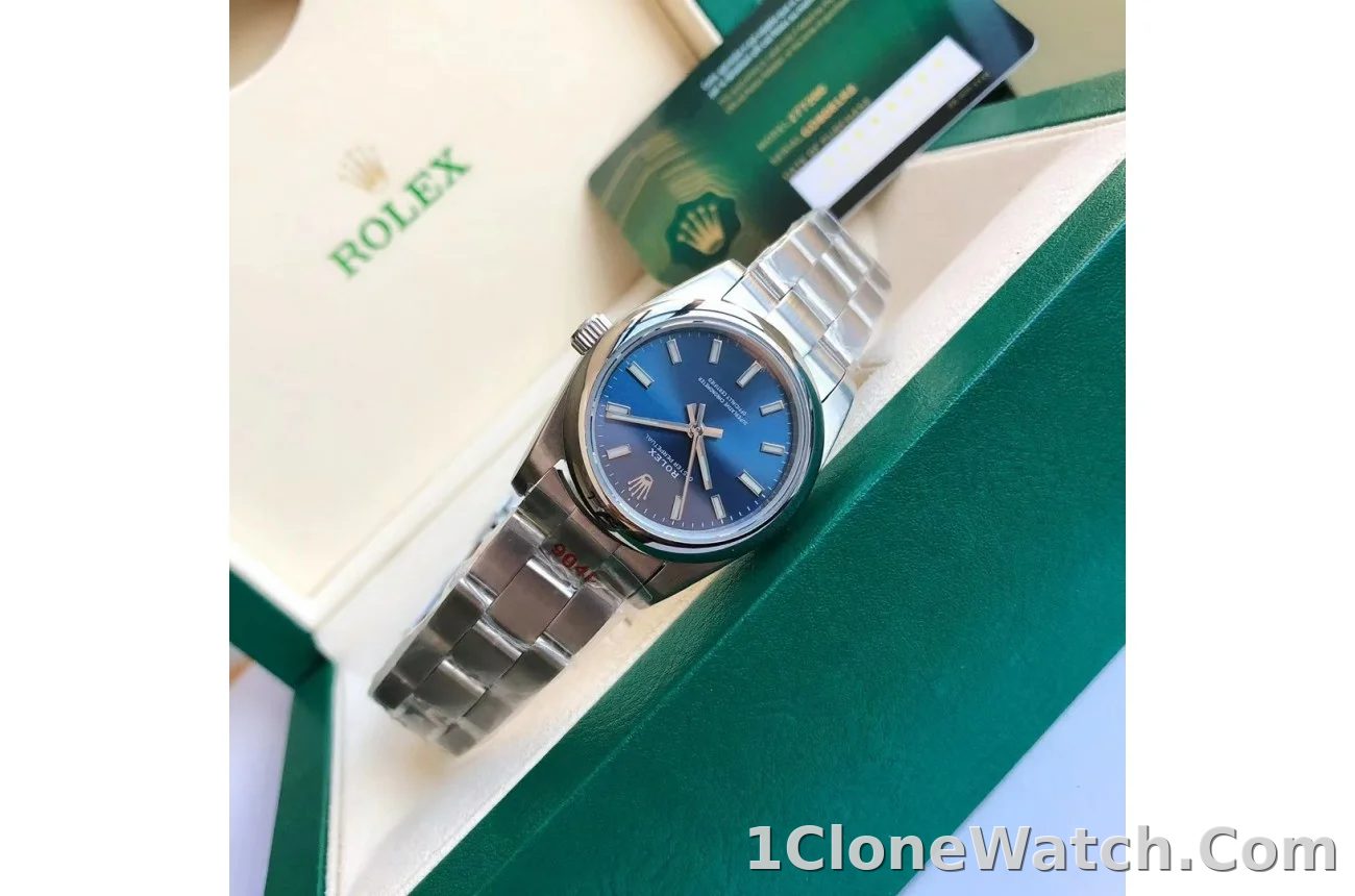 Couple Watches Rolex Oyster Perpetual 31/41mm SS/SS Blue/Stk - detail