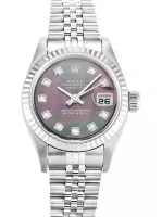 Rolex Lady-Datejust 26mm Mother of Pearl   Black Dial 79174 - view 1