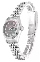 Rolex Lady-Datejust 26mm Mother of Pearl   Black Dial 79174 - view 3