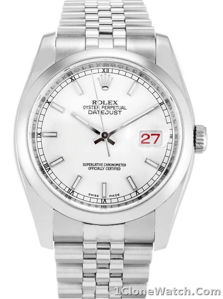 Rolex Datejust 36mm White Dial 116200