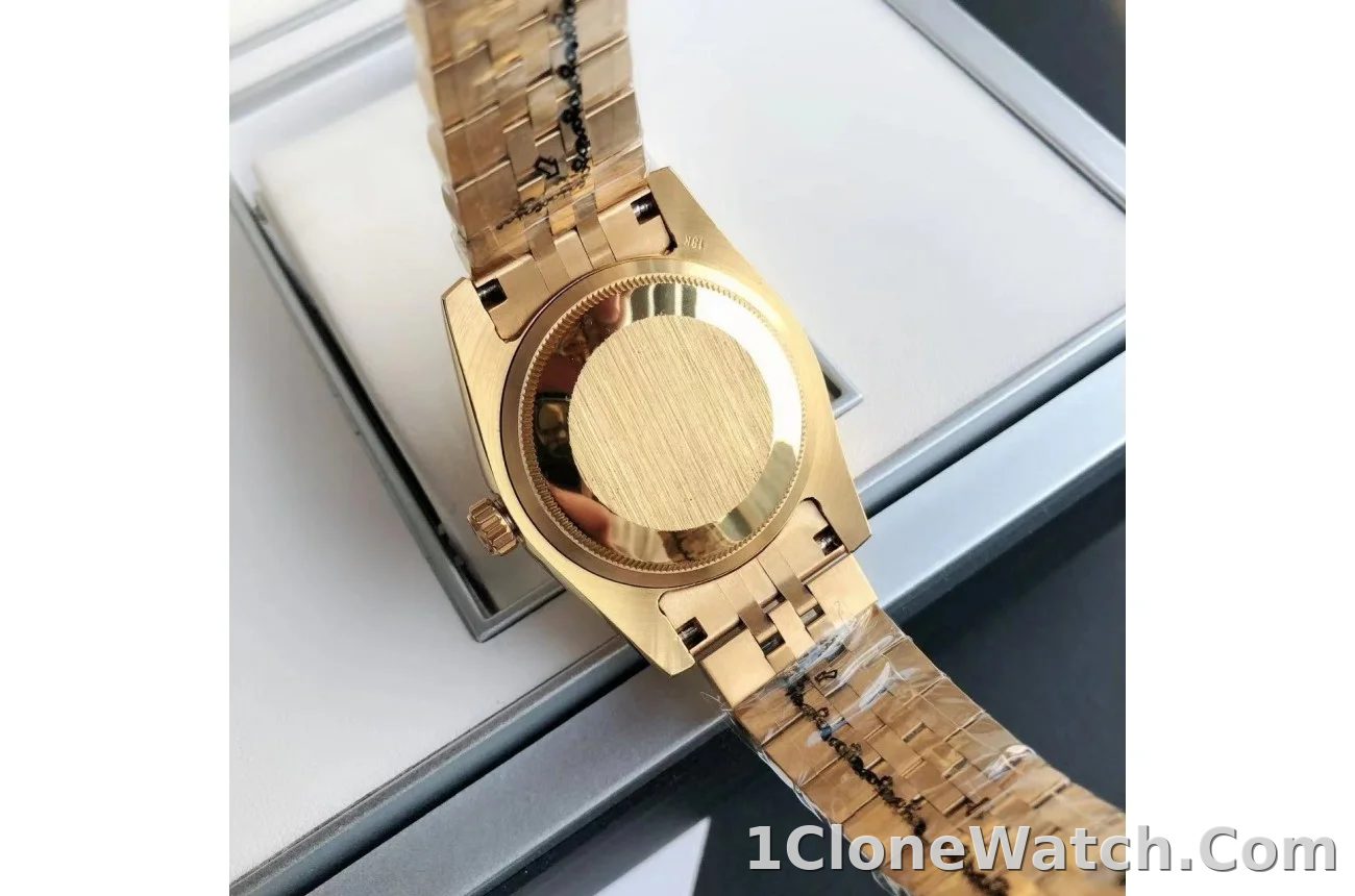 Couple Watches Rolex Datejust 36/28mm RG/RG Jub White/Dial - detail